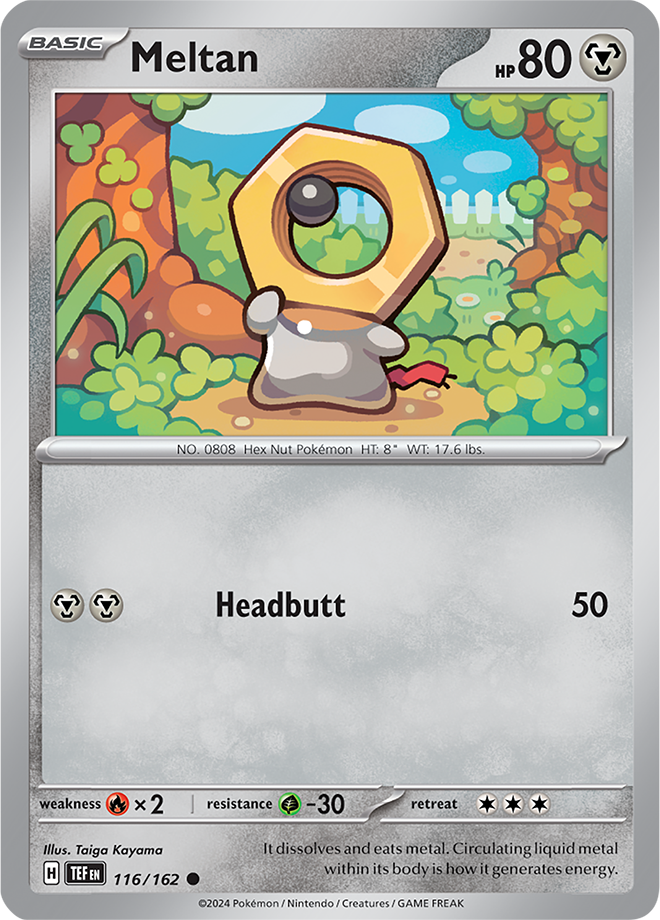 Pokemon TCG - Temporal Forces - #116 - Meltan - Common