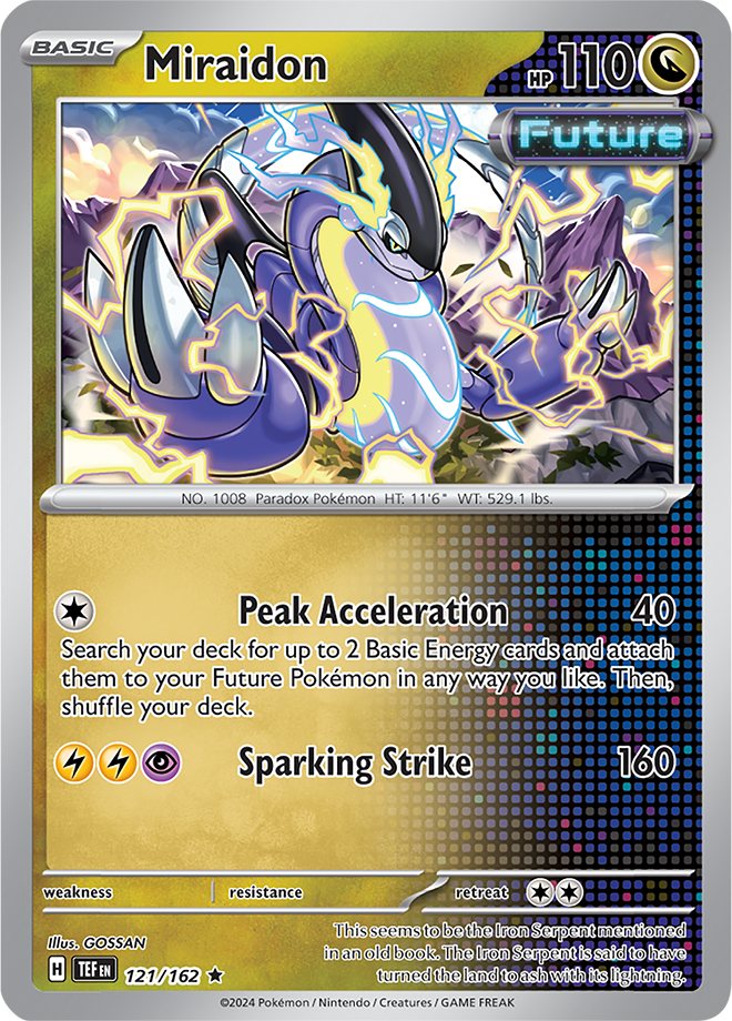 Pokemon TCG - Temporal Forces - #121 - Miraidon - Rare