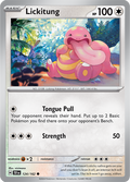 Pokemon TCG - Temporal Forces - #124 - Lickitung - Common