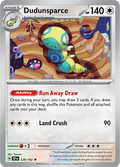 Pokemon TCG - Temporal Forces - #129 - Dudunsparce - Rare Holo