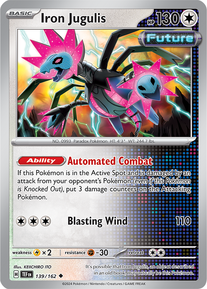 Pokemon TCG - Temporal Forces - #139 - Iron Jugulis - Uncommon