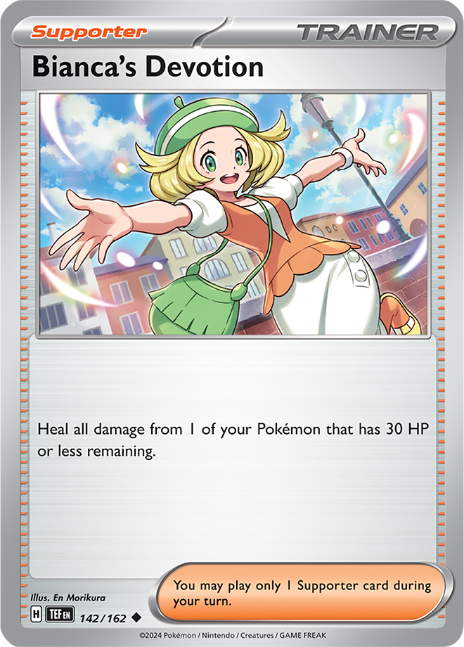 Pokemon TCG - Temporal Forces - #142 - Bianca's Devotion - Uncommon