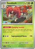 Pokemon TCG - Temporal Forces - #017 - Sawsbuck - Uncommon