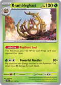 Pokemon TCG - Temporal Forces - #021 - Brambleghast - Rare Holo