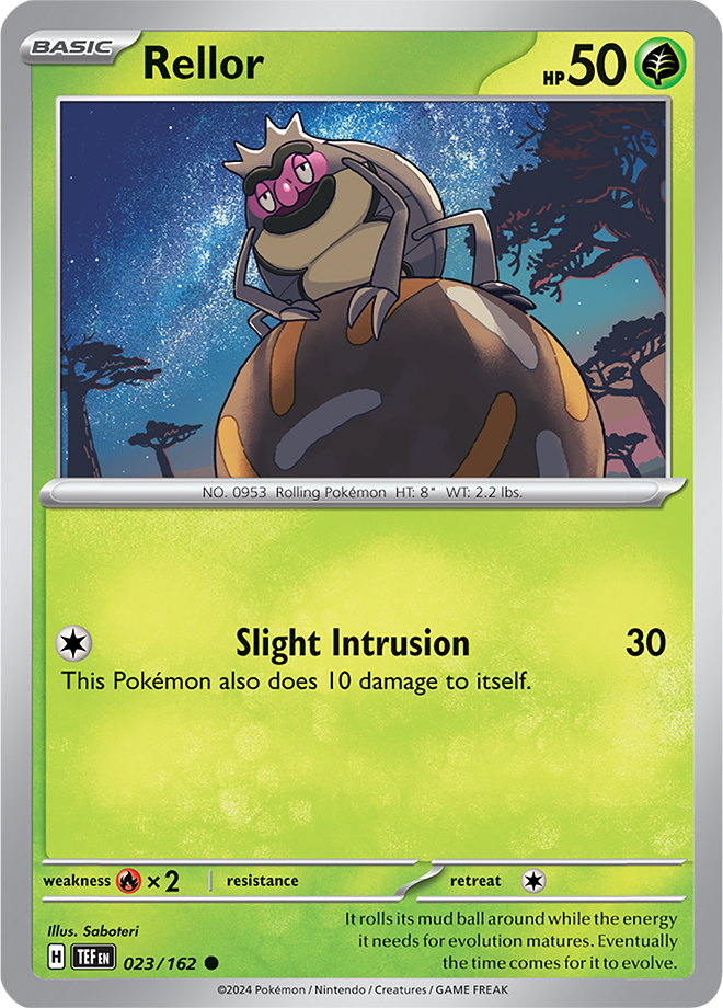 Pokemon TCG - Temporal Forces - #023 - Rellor - Common