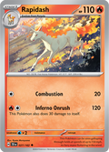 Pokemon TCG - Temporal Forces - #027 - Rapidash - Uncommon
