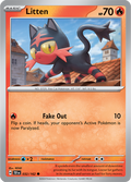 Pokemon TCG - Temporal Forces - #032 - Litten - Common