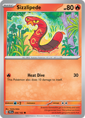 Pokemon TCG - Temporal Forces - #036 - Sizzlipede - Common