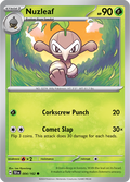 Pokemon TCG - Temporal Forces - #004 - Nuzleaf - Common