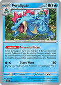 Pokemon TCG - Temporal Forces - #041 - Feraligatr - Rare Holo