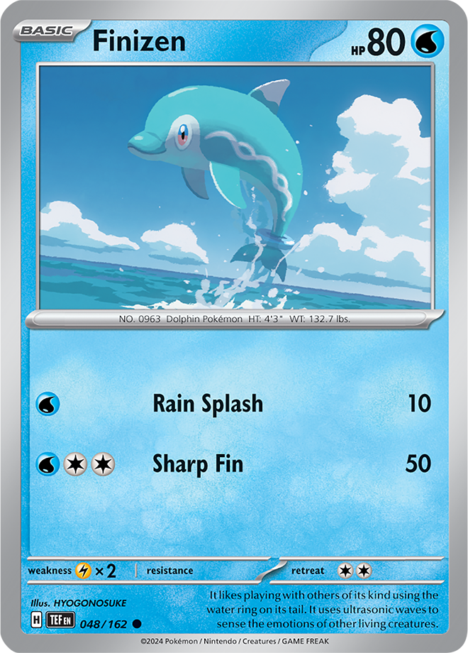 Pokemon TCG - Temporal Forces - #048 - Finizen - Common