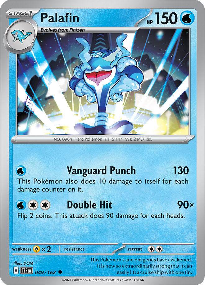 Pokemon TCG - Temporal Forces - #049 - Palafin - Uncommon