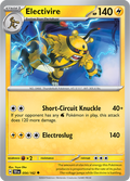 Pokemon TCG - Temporal Forces - #054 - Electivire - Uncommon