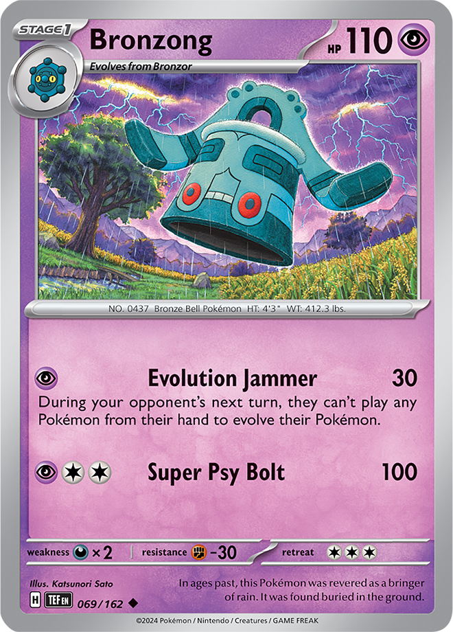 Pokemon TCG - Temporal Forces - #069 - Bronzong - Uncommon