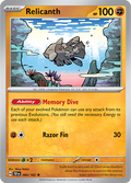 Pokemon TCG - Temporal Forces - #084 - Relicanth - Rare Holo
