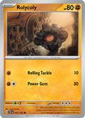 Pokemon TCG - Temporal Forces - #093 - Rolycoly - Common