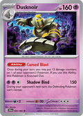 Pokemon TCG - Shrouded Fable - #020/064 - Dusknoir - Rare