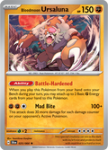 Pokemon TCG - Shrouded Fable - #025/064 - Bloodmoon Ursaluna - Rare