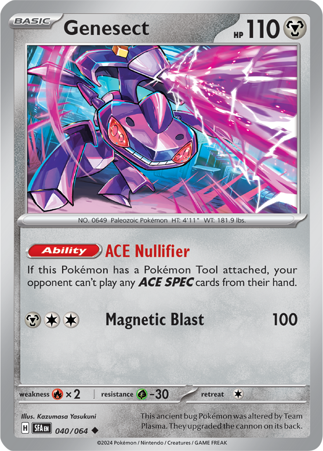Pokemon TCG - Shrouded Fable - #040/064 - Genesect - Uncommon