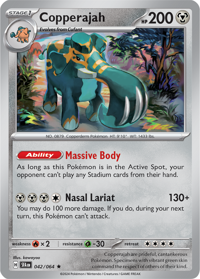 Pokemon TCG - Shrouded Fable - #042/064 - Copperajah - Rare