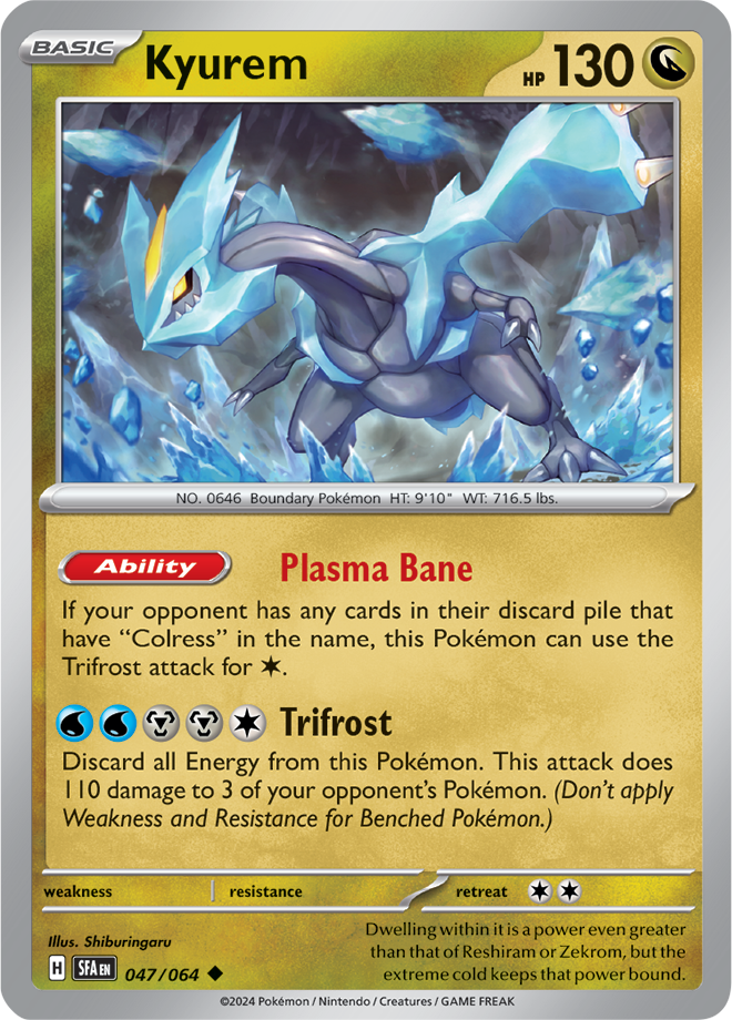 Pokemon TCG - Shrouded Fable - #047/064 - Kyurem - Uncommon