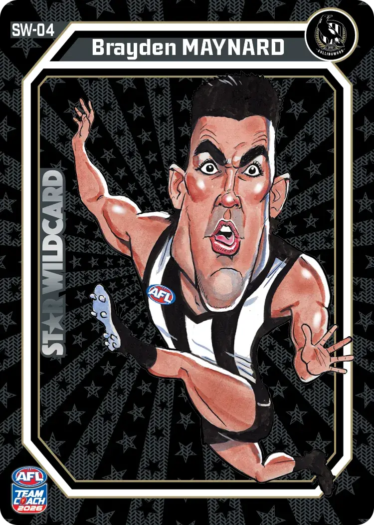Teamcoach 2026 Star Wildcards Team SW-04 Brayden Maynard - Collingwood Magpies