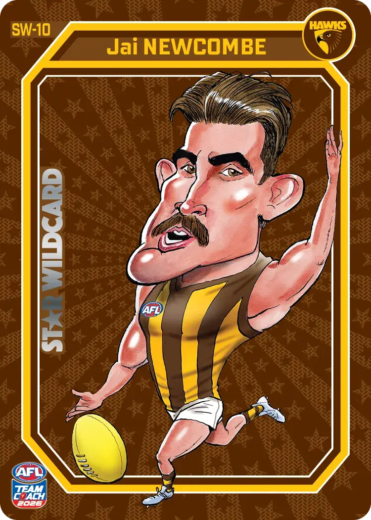 Teamcoach 2026 Star Wildcards Team SW-10 Jai Newcombe - Hawthorn Hawks