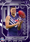 Teamcoach 2026 Base Silver Card #16 Jordan Clark - Fremantle