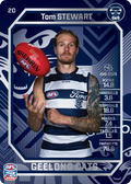 Teamcoach 2026 Base Silver Card #20 Tom Stewart - Geelong