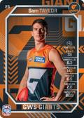 Teamcoach 2026 Base Silver Card #25 Sam Tylor - GWS Giants