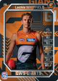 Teamcoach 2026 Base Silver Card #26 Lachie Whitfield - GWS Giants