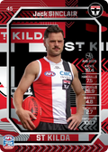 Teamcoach 2026 Base Silver Card #45 Jack Sinclair - St Kilda