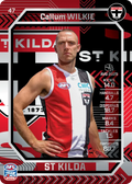 Teamcoach 2026 Base Silver Card #47 Callum Wilkie - St Kilda