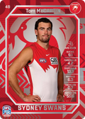 Teamcoach 2026 Base Silver Card #49 Tom McCartin - Sydney Swans