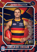 Teamcoach 2026 Base Silver Card #57 Jordan Dawson - Adelaide Crows