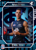 Teamcoach 2026 Base Silver Card #66 Adam Cerra - Carlton