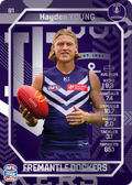 Teamcoach 2026 Base Silver Card #81 Hayden Young - Fremantle