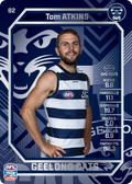 Teamcoach 2026 Base Silver Card #82 Tom Atkins - Geelong