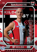 Teamcoach 2026 Base Silver Card #110 Sam Flanders - St Kilda