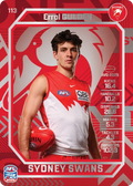 Teamcoach 2026 Base Silver Card #113 Errol Gulden - Sydney Swans