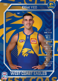Teamcoach 2026 Base Silver Card #119 Elliot Yeo - West Coast Eagles