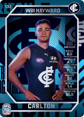 Teamcoach 2026 Base Silver Card #132 Will Hayward - Carlton