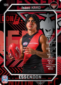 Teamcoach 2026 Base Silver Card #139 Isaac Kako - Essendon
