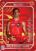 Teamcoach 2026 Base Silver Card #150 Ben Long - Gold Coast Suns