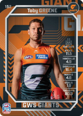 Teamcoach 2026 Base Silver Card #152 Toby Greene - GWS Giants