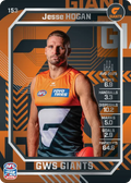 Teamcoach 2026 Base Silver Card #153 Jesse Hogan - GWS Giants