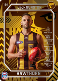Teamcoach 2026 Base Silver Card #156 Jack Gunston - Hawthorn