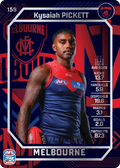 Teamcoach 2026 Base Silver Card #159 Kysaiah Pickett - Melbourne