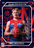 Teamcoach 2026 Base Silver Card #160 Jacob van Rooyen - Melbourne