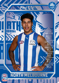 Teamcoach 2026 Base Silver Card #161 Paul Curtis - North Melbourne